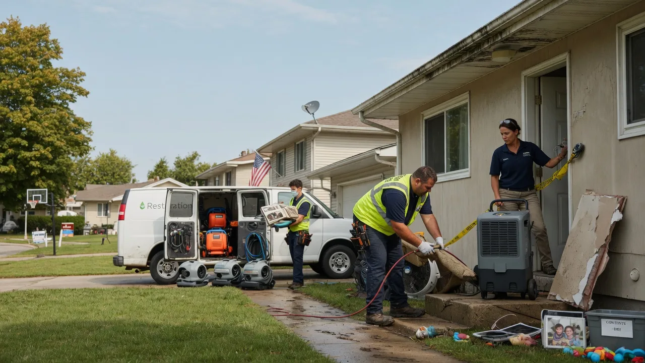 Water Damage Restoration in Hortonville, WI near me